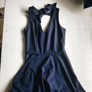 B DARIN MACYS DRESS NAVY BLUE WOMENS 5/6